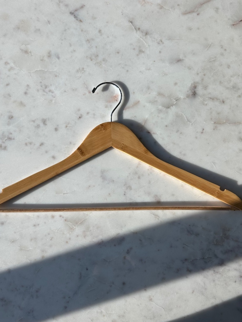 Pack of 20 Natural Slim Wooden Suit Hangers from Royal Hangers NWT